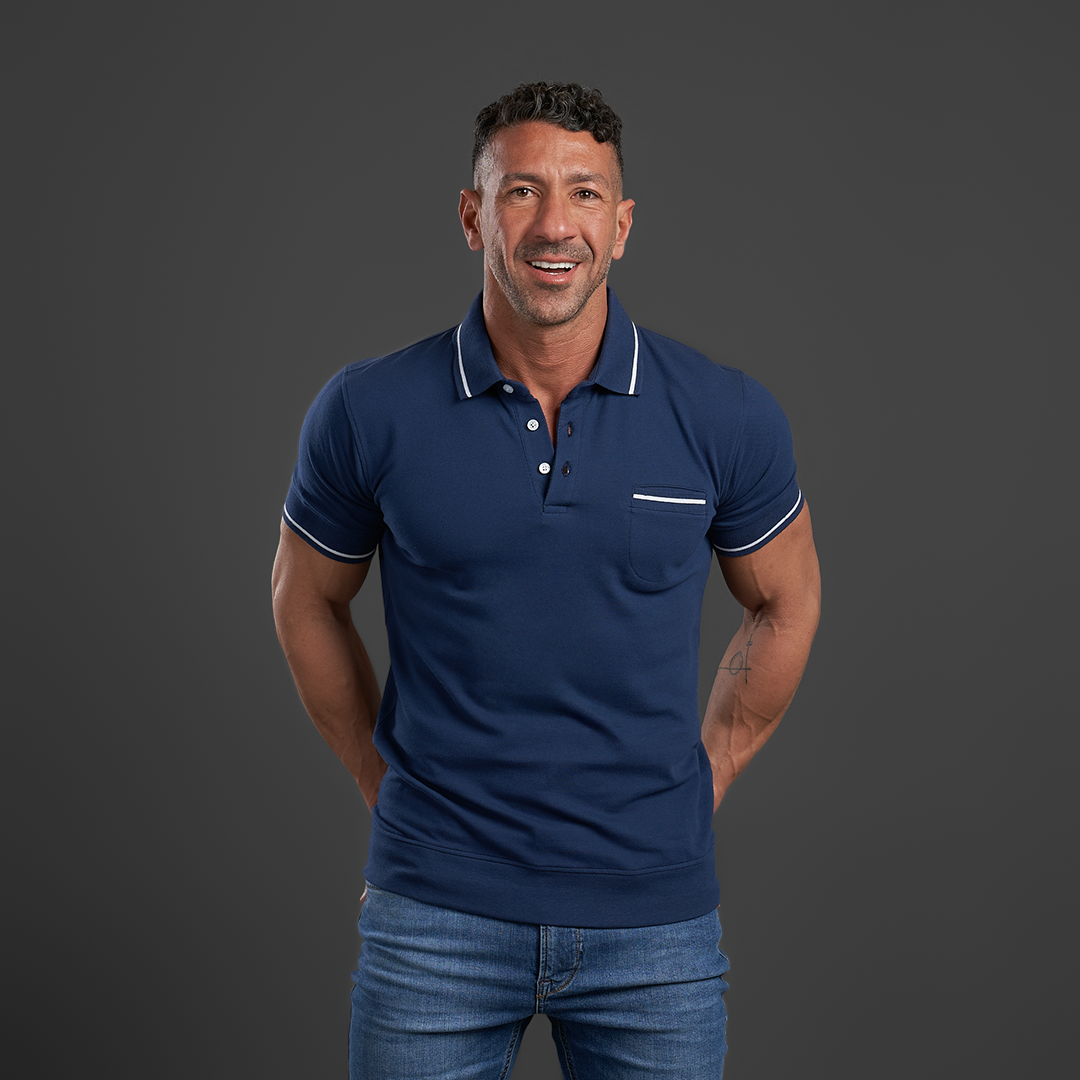 Poloshirt NOS mit Schmuckband main image 1